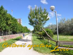 Lido Adriano - cyklistická stezka Lido Adriano - cyklistická stezka